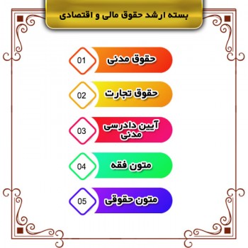 بسته ارشد حقوق مالی و اقتصادی