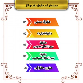 بسته ارشدحقوق نفت و گاز